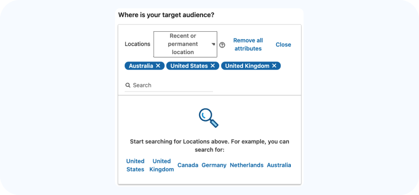  Location Targeting